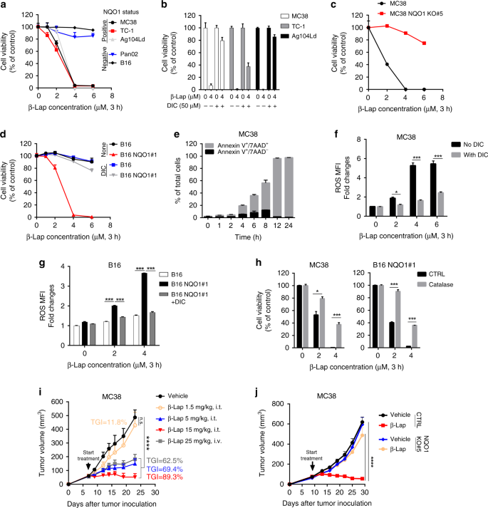 Nqo1 Targeting Prodrug Triggers Innate Sensing To Overcome Checkpoint Blockade Resistance Nature Communications