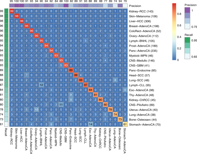 A deep learning system accurately classifies primary and metastatic cancers  using passenger mutation patterns | Nature Communications