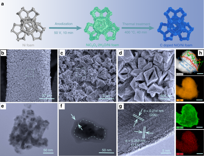 Carbon Doping Switching On The Hydrogen Adsorption Activity Of Nio For Hydrogen Evolution Reaction Nature Communications