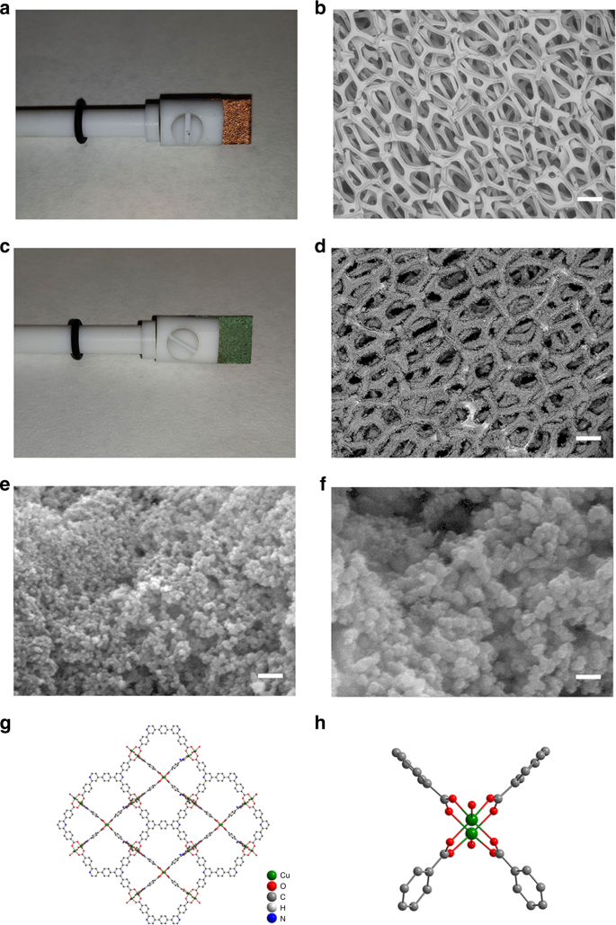 Electro Reduction Of Carbon Dioxide At Low Over Potential At A Metal Organic Framework Decorated Cathode Nature Communications