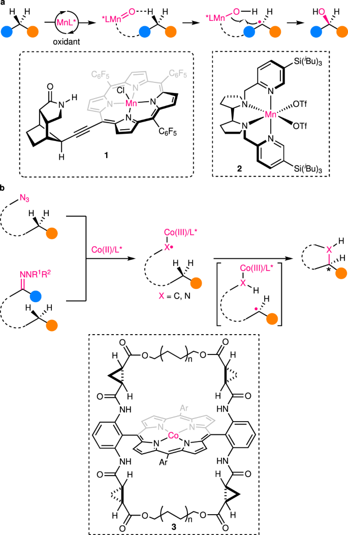 Catalytic Enantioselective C Sp 3 H Functionalization Involving Radical Intermediates Nature Communications