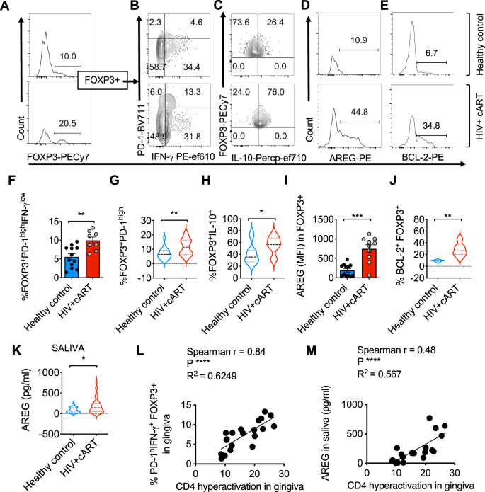 Polyamine metabolism impacts T cell dysfunction in the oral mucosa of  people living with HIV