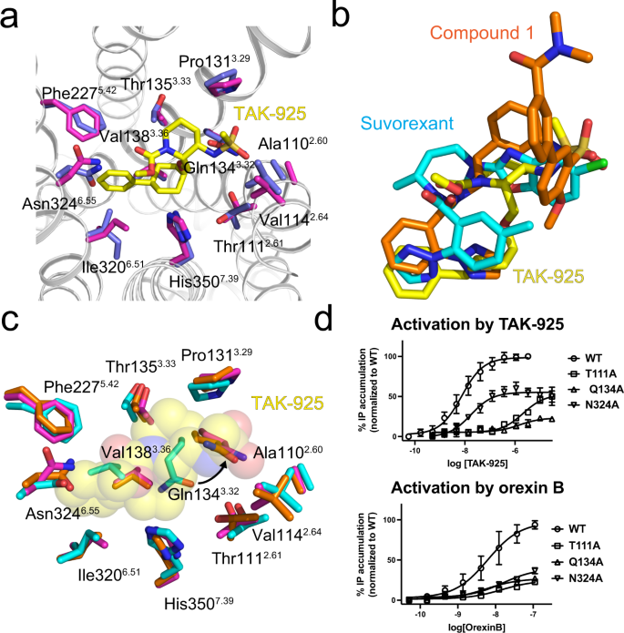 Molecular Mechanism Of The Wake Promoting Agent Tak 925 Nature Communications
