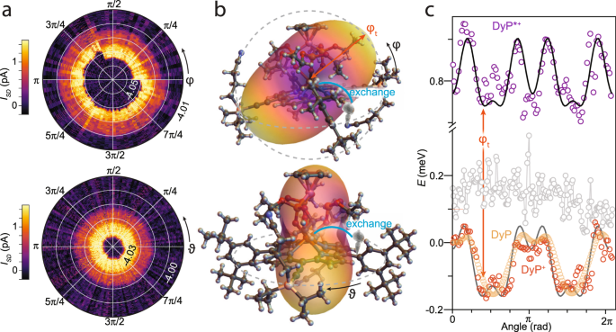 Fig. 6: Angular relation to single-ion anisotropy.
