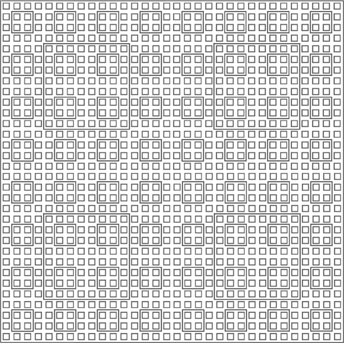 Fig. 1: Tiling pattern for the classical ground state 
                        
                          
                        
                        $${\left|T\right\rangle }_{c}$$
                        
                          
                            
                              
                                
                                  T
                                
                              
                            
                            
                              c
                            
                          
                        
                      .