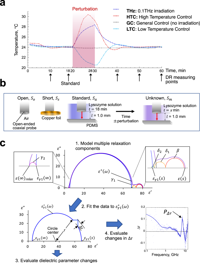 Fig. 1: Dielectric spectroscopic measurements and analysis.