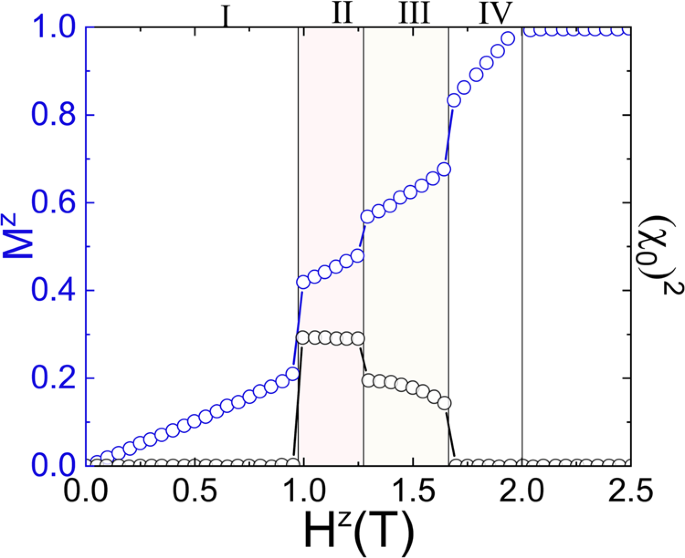 Fig. 7: Simulated magnetization and scalar spin chirality.