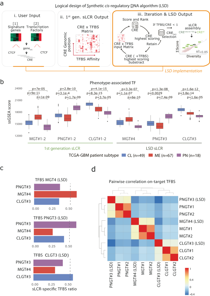 Fig. 1: LSD streamlines the design of sLCRs from defined inputs.