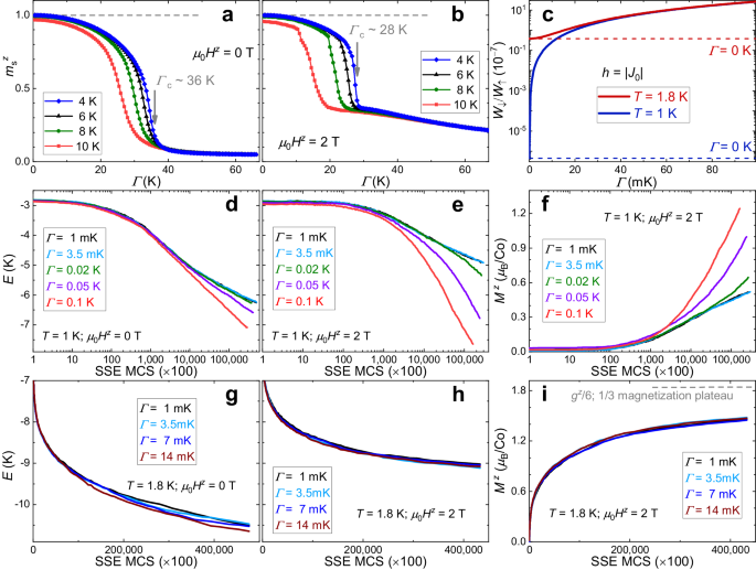 Fig. 4: Simulations of annealing processes.