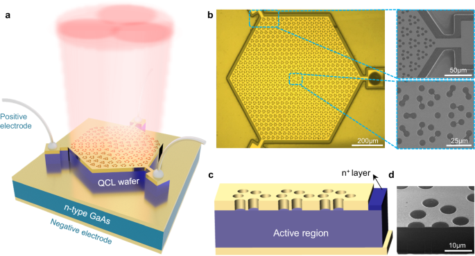 Fig. 1: Electrically pumped THz SMDC TL.
