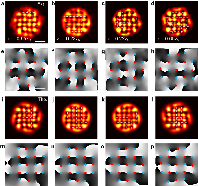 Fig. 3: The observation of the VAV crystallization of 5 × 5 square lattices.