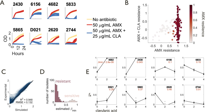 Fig. 5: Estimation and effects of private benefit in clinical isolates.