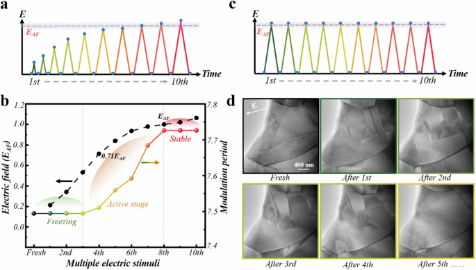 Fig. 3: Phase transition behaviors.