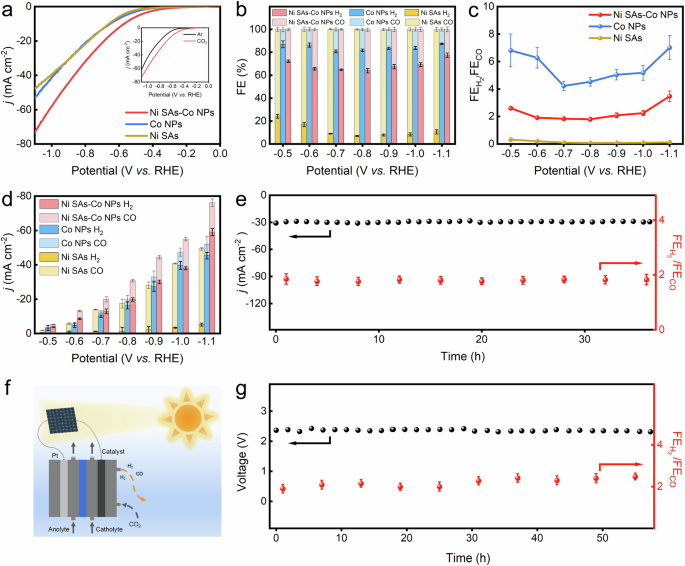 Fig. 4: The performance for CO2RR.
