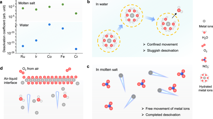 Fig. 1: Schematic diagram of naked metal ions self-assembly for high-entropy oxides.