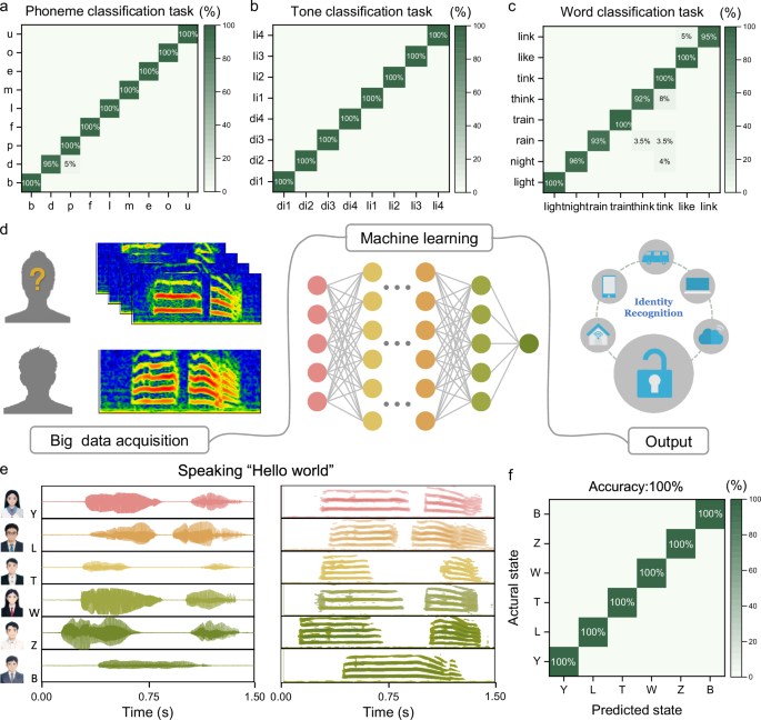 Fig. 4: Demonstration of identity recognition based on SAAS.