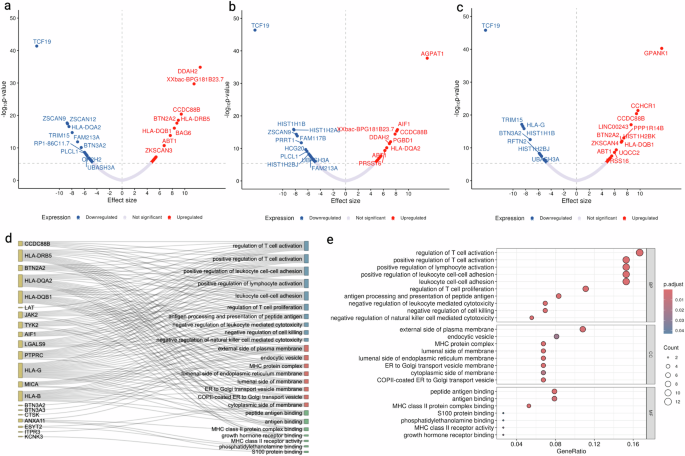 Fig. 1: Transcriptome-wide association study (TWAS) of sarcoidosis and pathway enrichment.