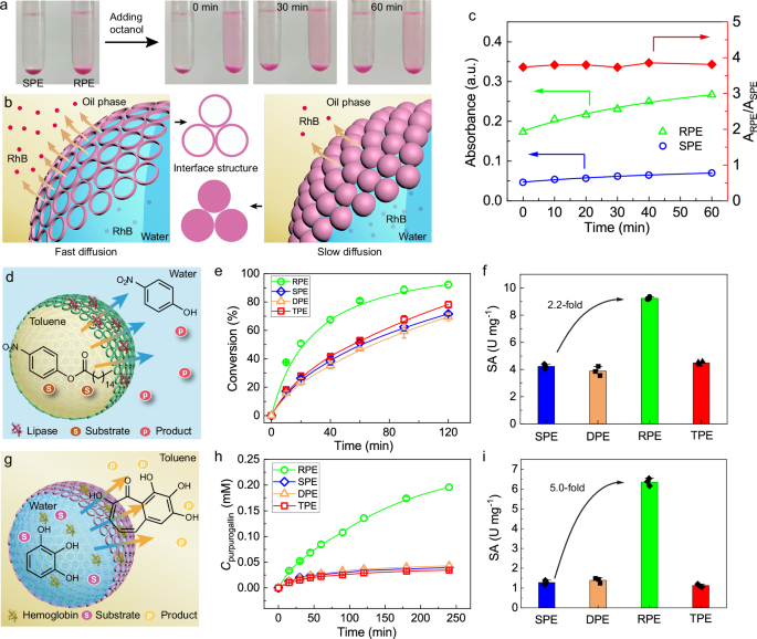 Fig. 3: RPE with enhanced interfacial diffusion and CE.