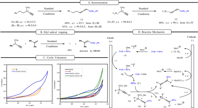 Fig. 4: Mechanistic investigations and plausible reaction mechanism.