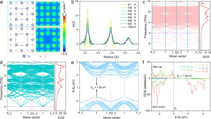 Fig. 2: Theoretical simulation of Ni vacancy structure.
