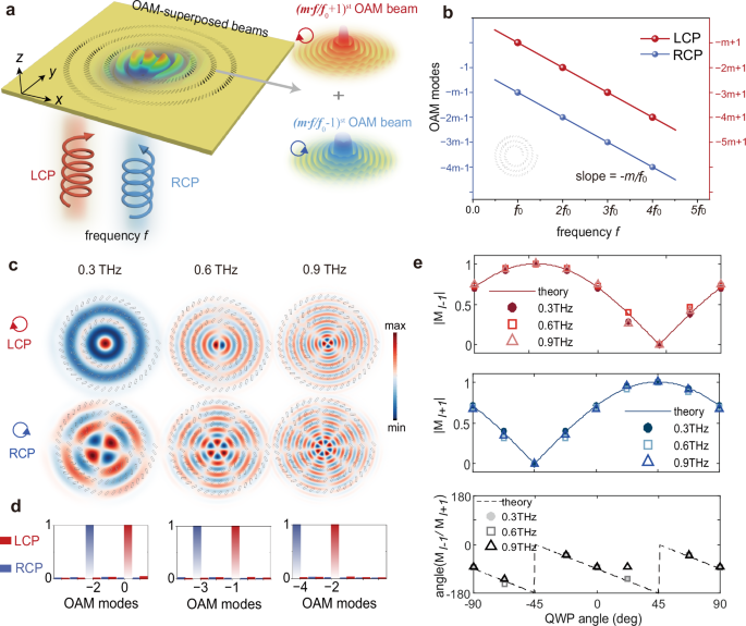 Fig. 2: Metasurface design with high-dimensional identification capability.