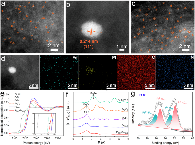 Fig. 3: Structural characterizations of catalysts.