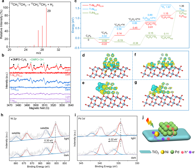 Fig. 4: Photocatalytic mechanism and reaction pathway.