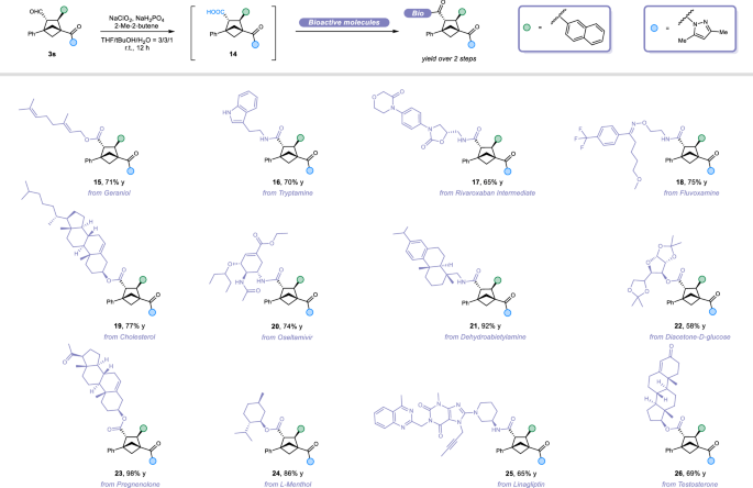 Fig. 4: Late-stage modification of drugs.