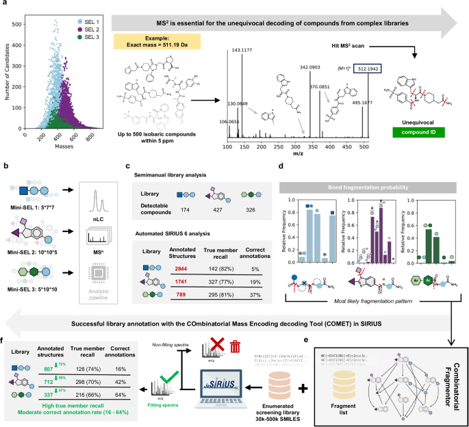 Fig. 3: Decoding with SIRIUS & COMET.