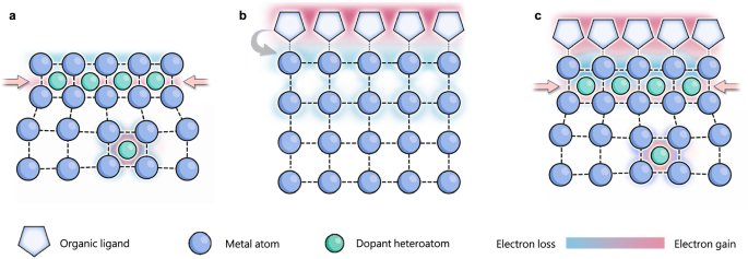 Fig. 1: Catalyst engineering through distinct doping strategies.