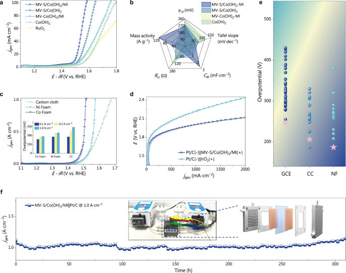 Fig. 4: Electrocatalytic activity evaluation.