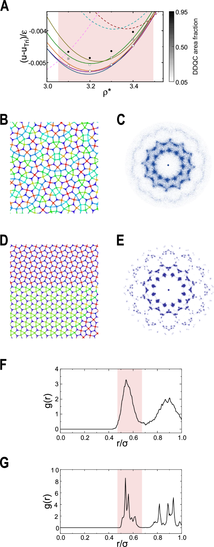 Fig. 3: DDQC and co-existing crystallites.