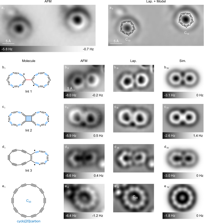 Fig. 2: The coupling and ring-opening reactions of two cyclo[10]carbons.