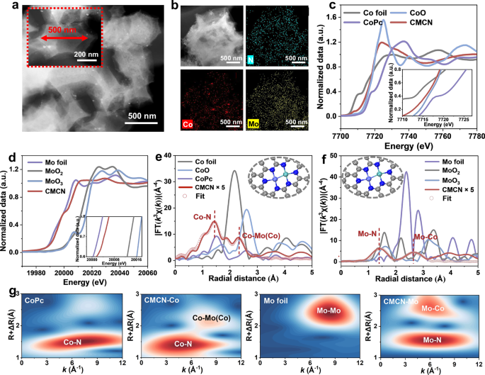 Fig. 1: Morphology and structural characterization of CMCN.