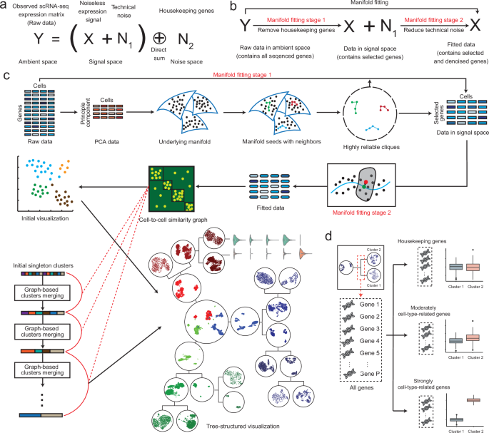 Fig. 1: CellScope workflow and its underlying manifold modeling strategy.
