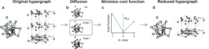 Fig. 1: Functional reducibility of higher-order networks.