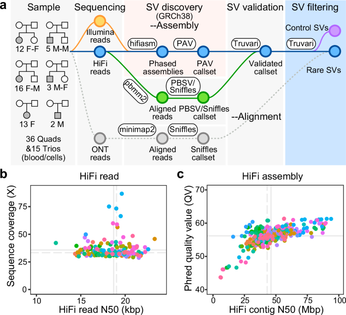 Fig. 1: Long-read sequencing and assembly.