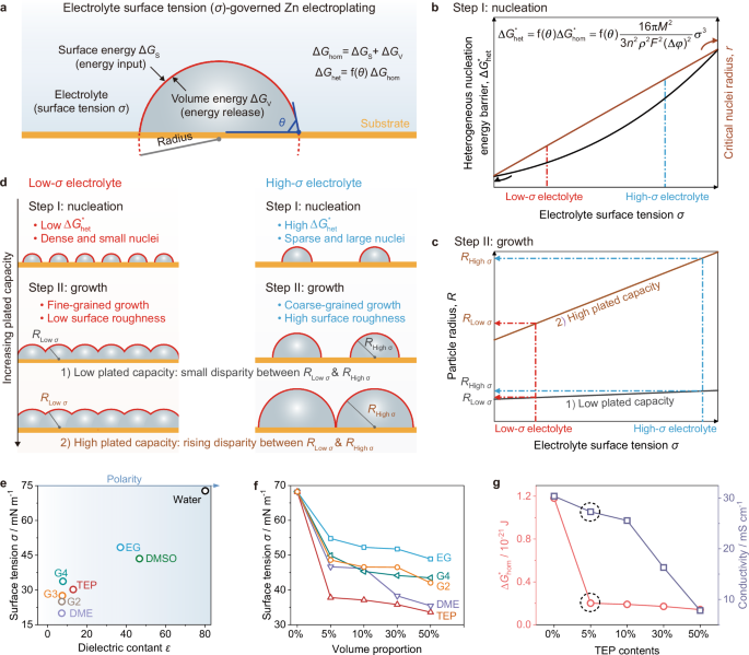Fig. 1: σ-governed Zn nucleation and growth.