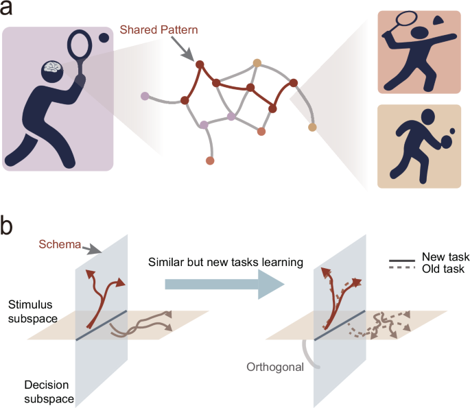Fig. 1: Stability-plasticity dilemma and proposed neural solution.