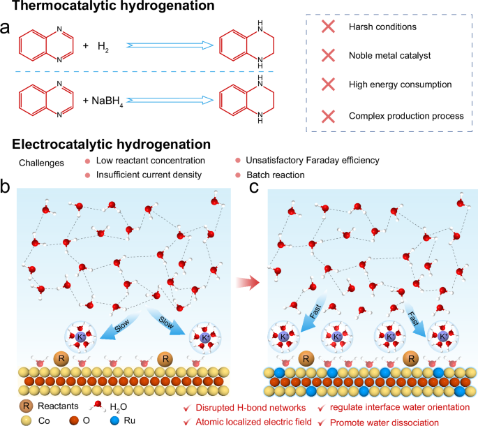 Fig. 1: Schematic comparisons of 1,2,3,4-tetrahydroquinoxaline production pathways.
