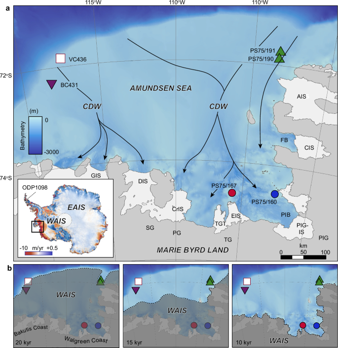 Warm ocean water, not air temperature, drove massive Antarctic ice retreat after the last ice age