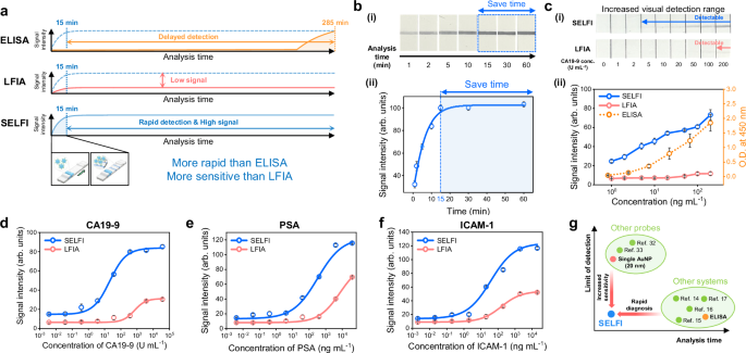 Fig. 3: Model test for quantification of CA19-9 using SELFI.