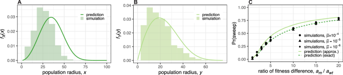 Fig. 4: Agent-based simulation results versus macroscopic model predictions.