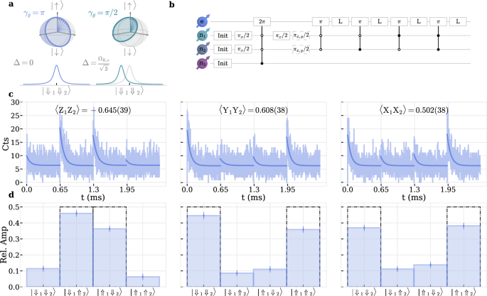 Fig. 7: Nuclear-nuclear entanglement generation.