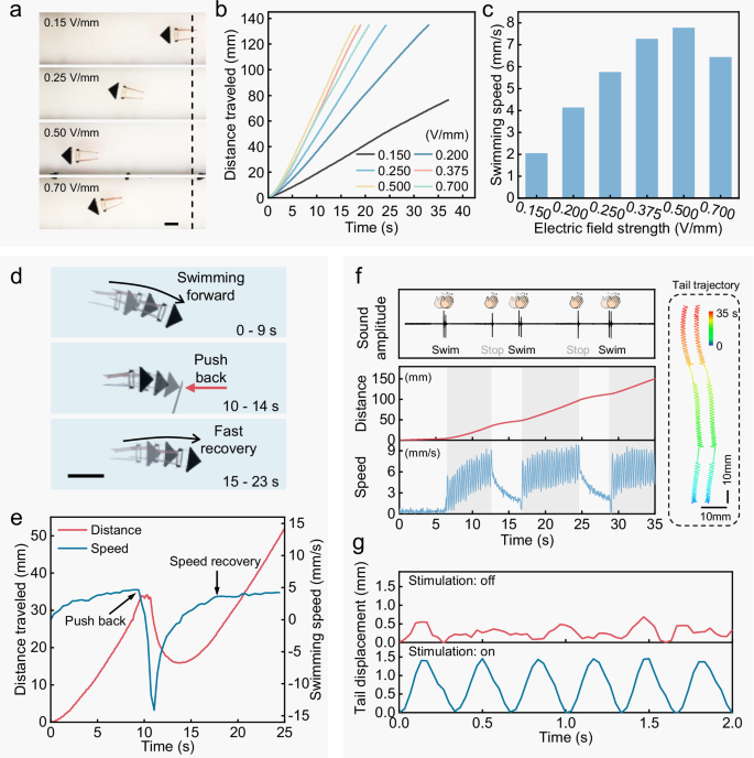Fig. 5: Speed modulation and on–off control of OstraBot.