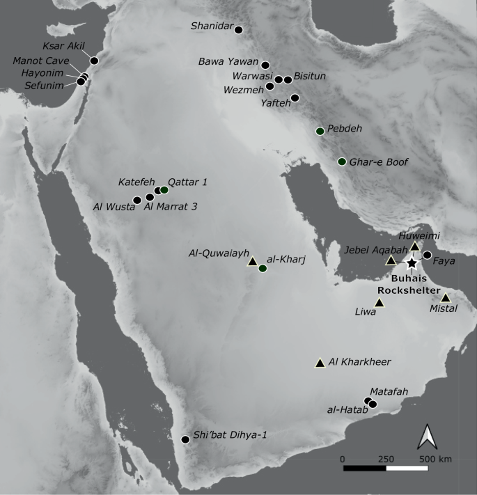Fig. 1: Map of the Arabian Peninsula.