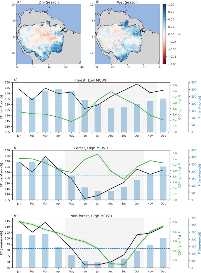 Decorrelating carbon and water fluxes in the Amazon Basin