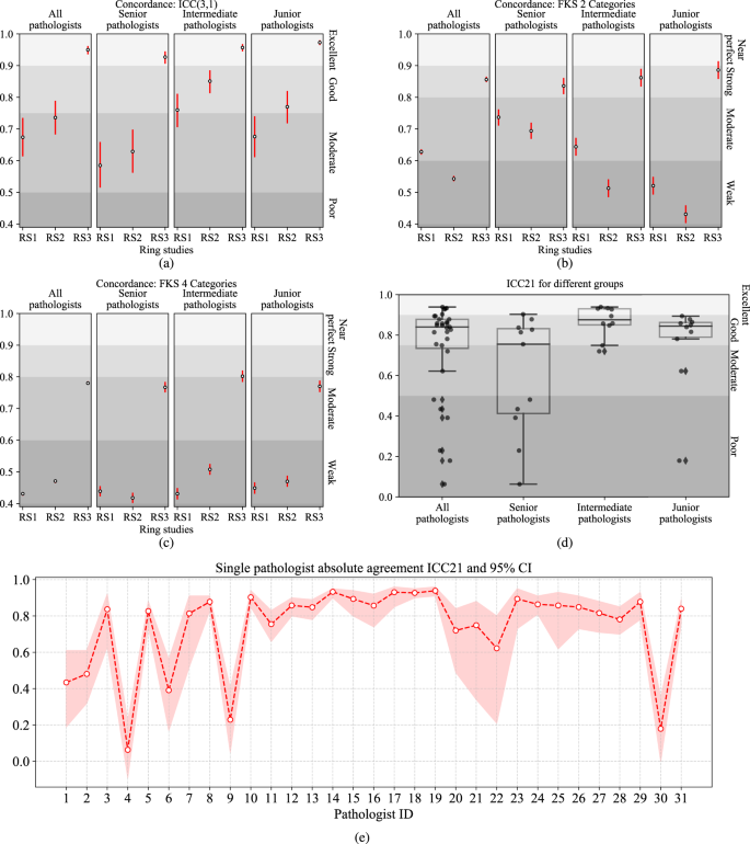 Fig. 3: The concordance of IC scoring.