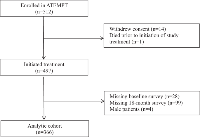 Fig. 1: Flow diagram of participants.