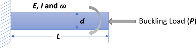 Fig. 1: Schematic of the rotating beam.